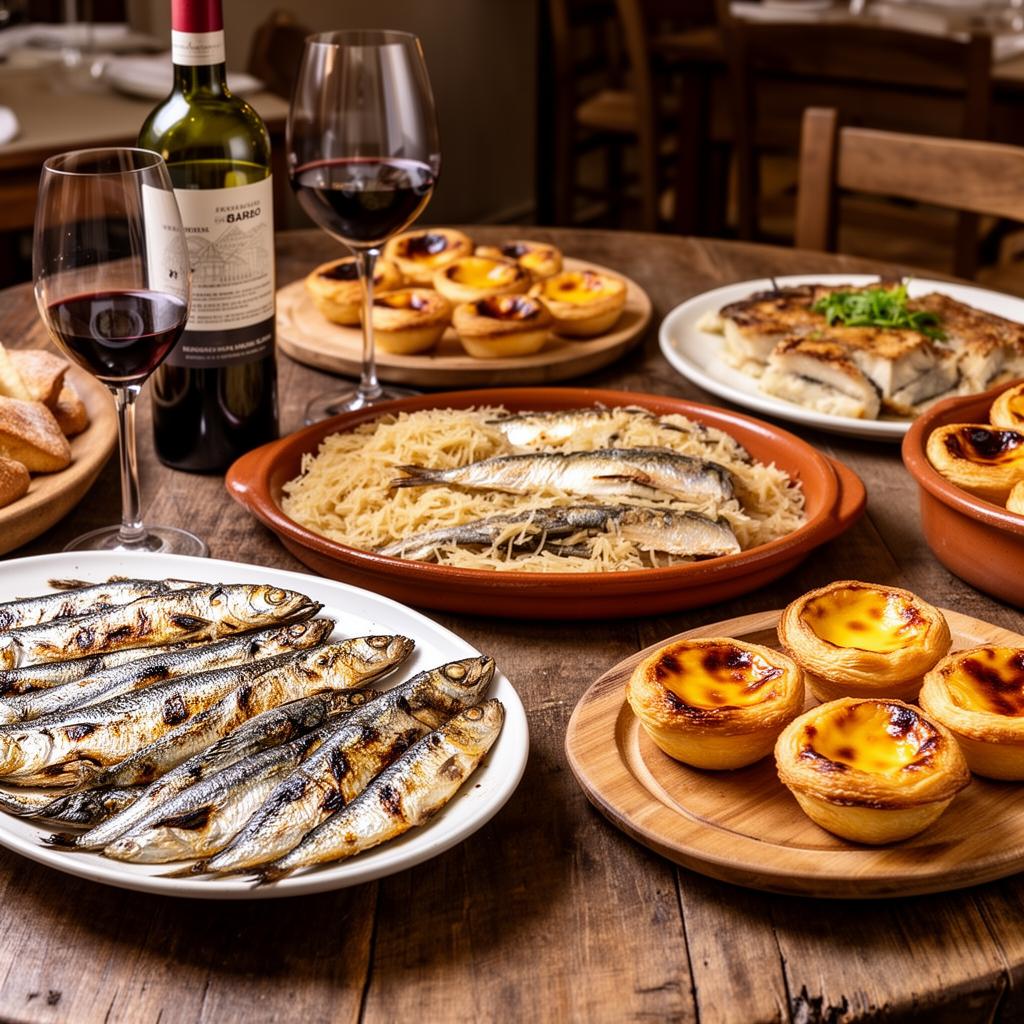 Pratos tradicionais da gastronomia portuguesa