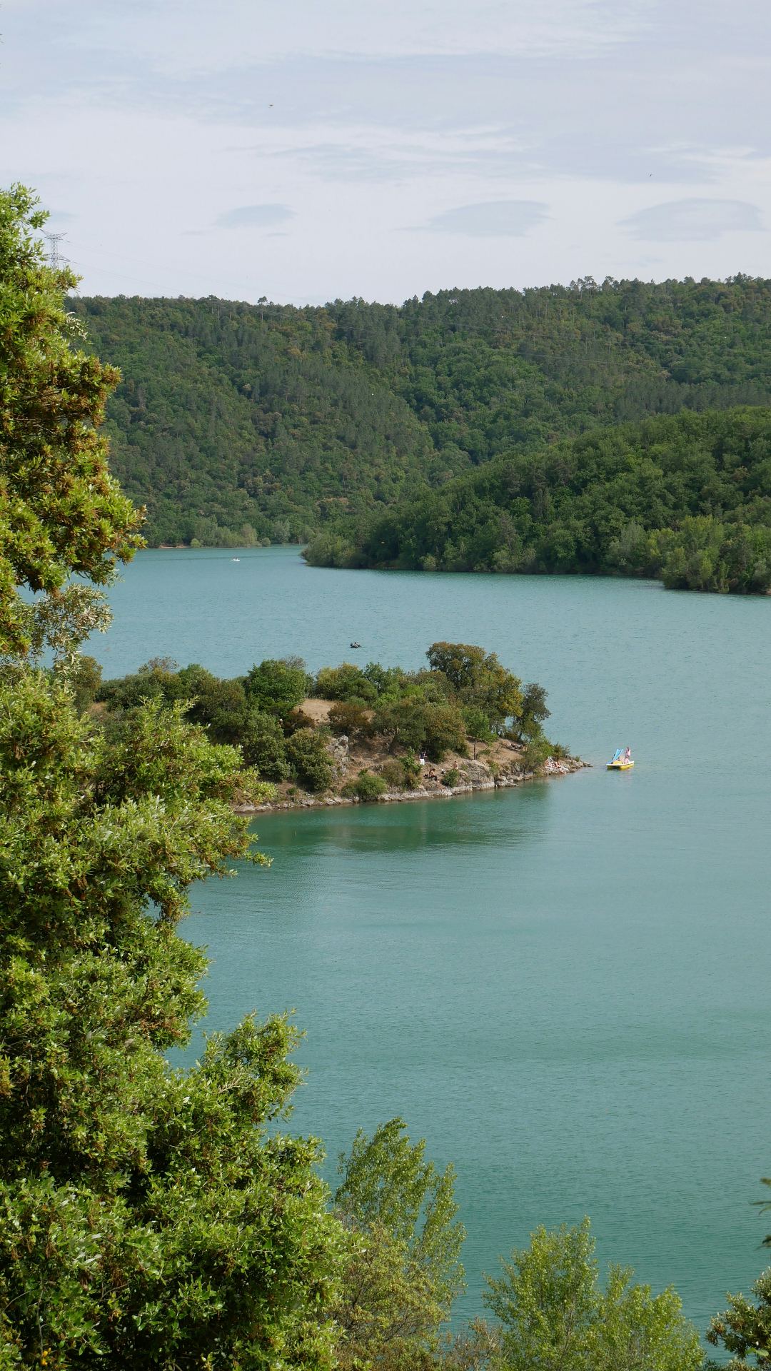 Lago Trasimeno en Umbría, Italia - lago más grande del centro de Italia