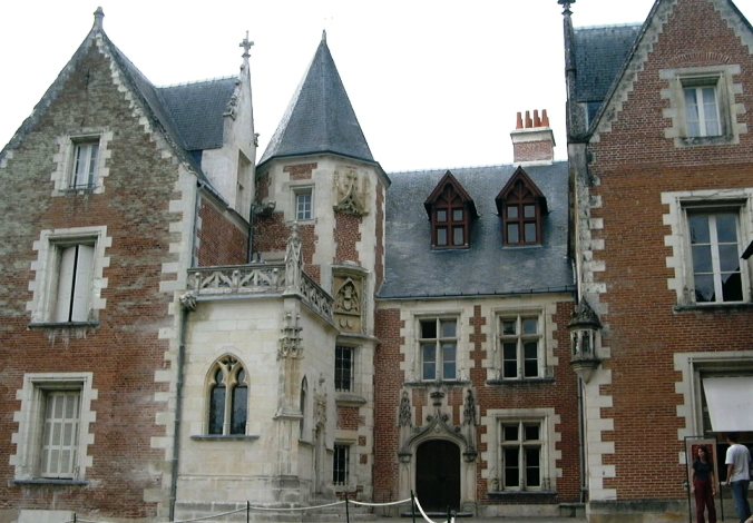 Castelo de Clos Lucé em Amboise, França