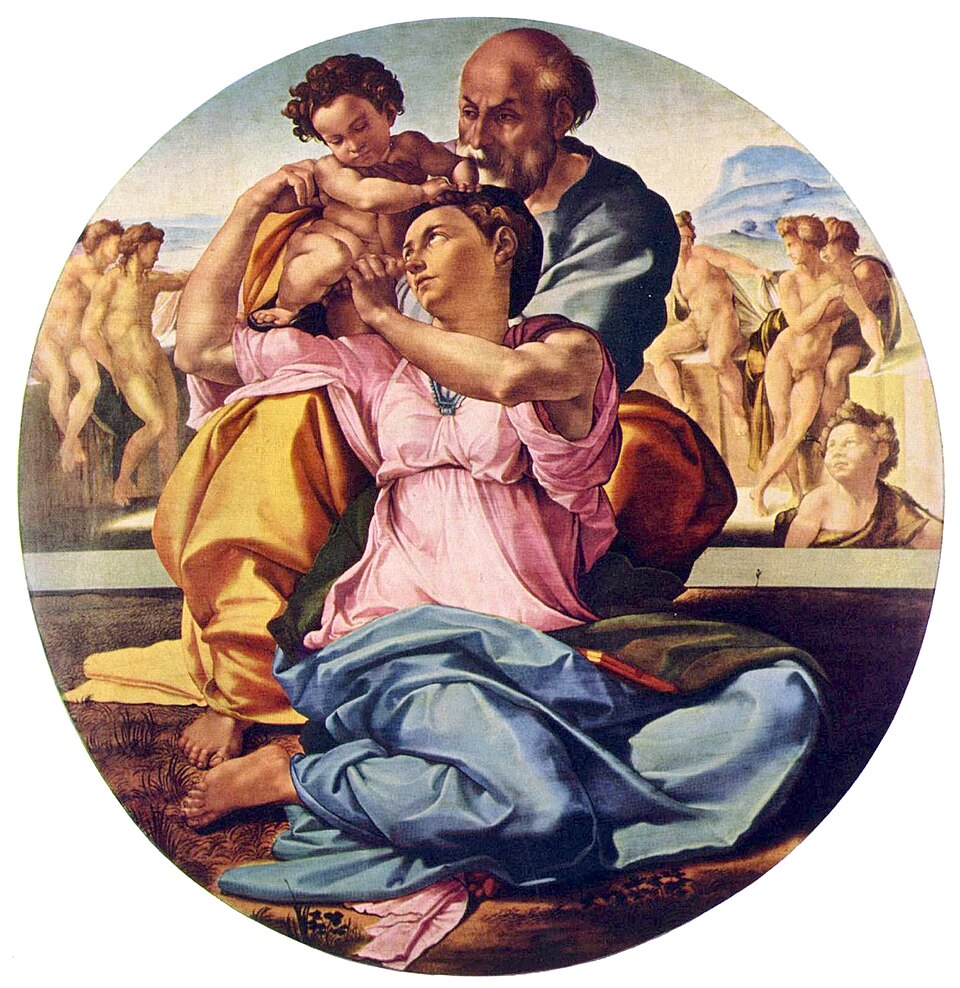 Tondo Doni - A Sagrada Família de Michelangelo