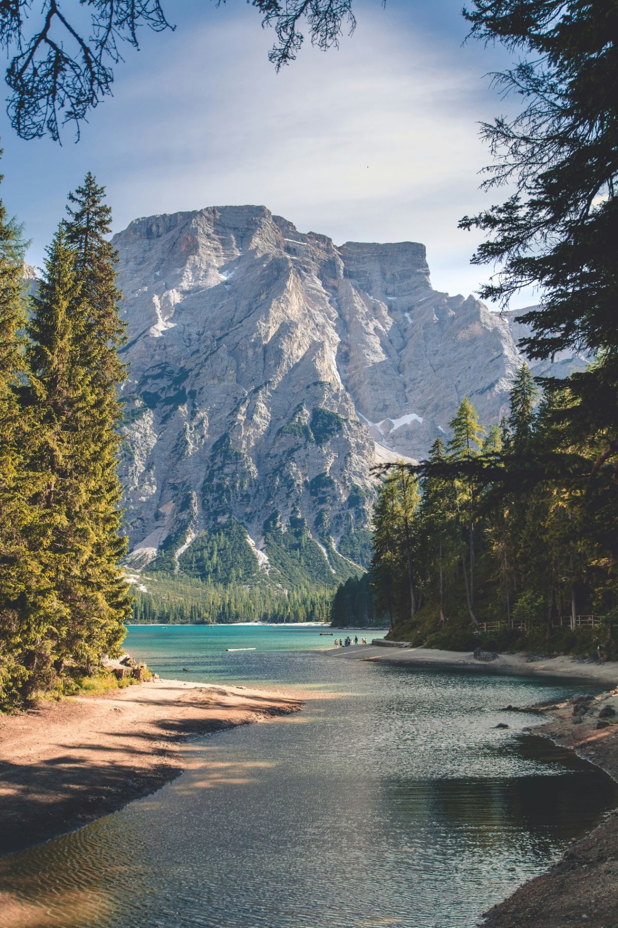 Paisaje alpino de los Dolomitas