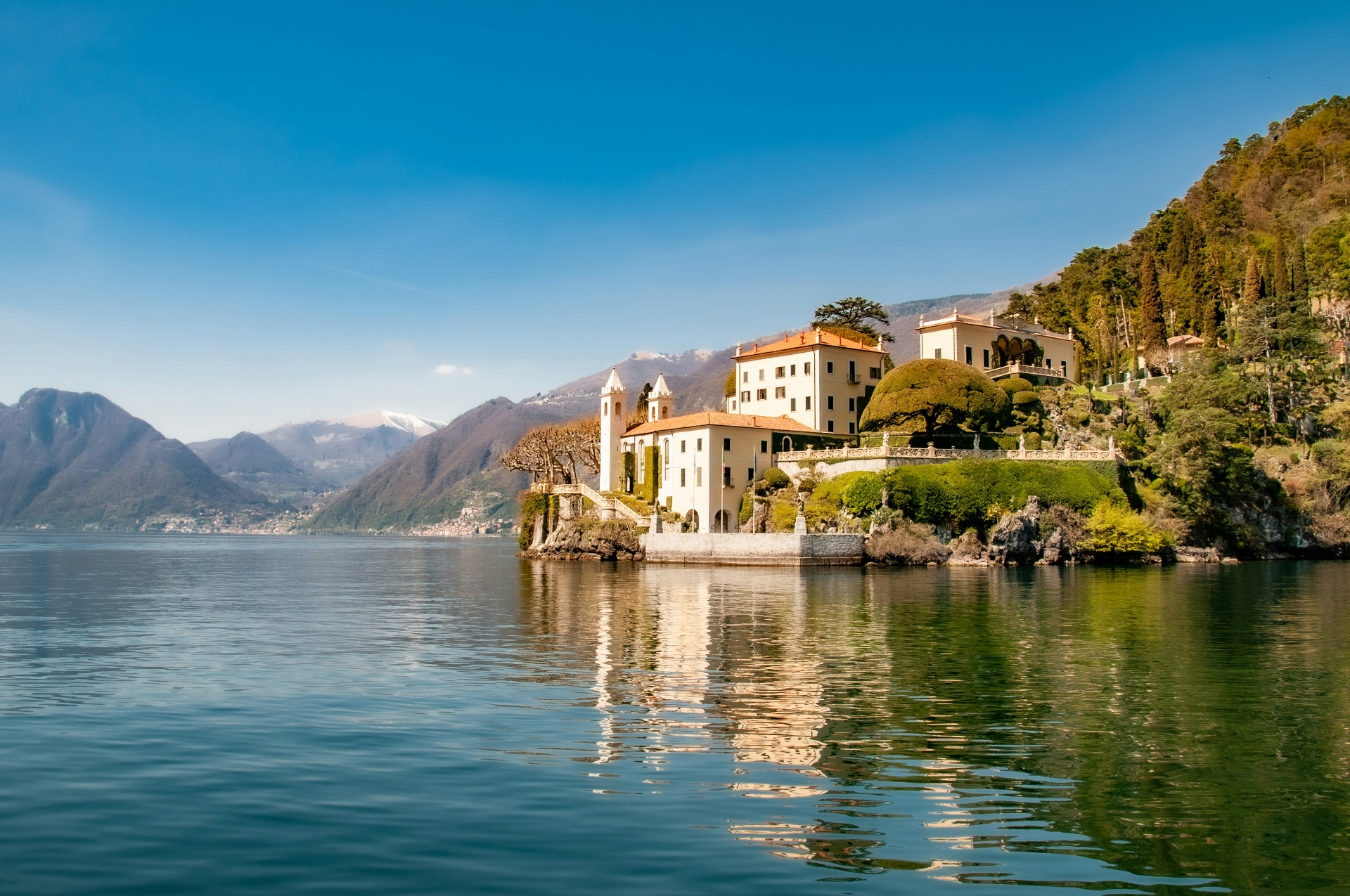 Villa Balbianello en el Lago de Como
